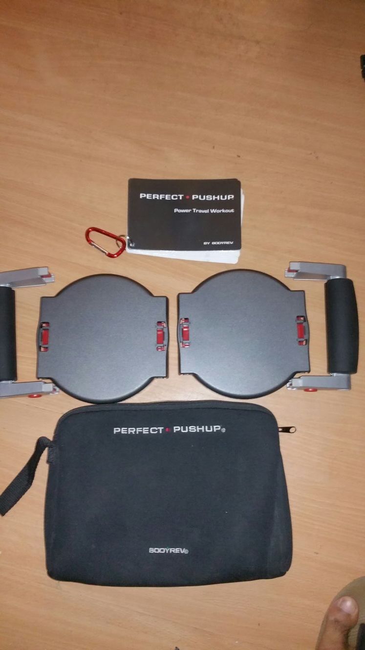 Bodyglove Perfect Pushup Travel edition with pouch and Workout manual routine