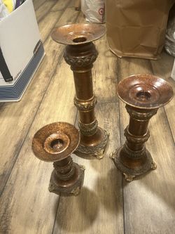 3 Piece Candle Holders 