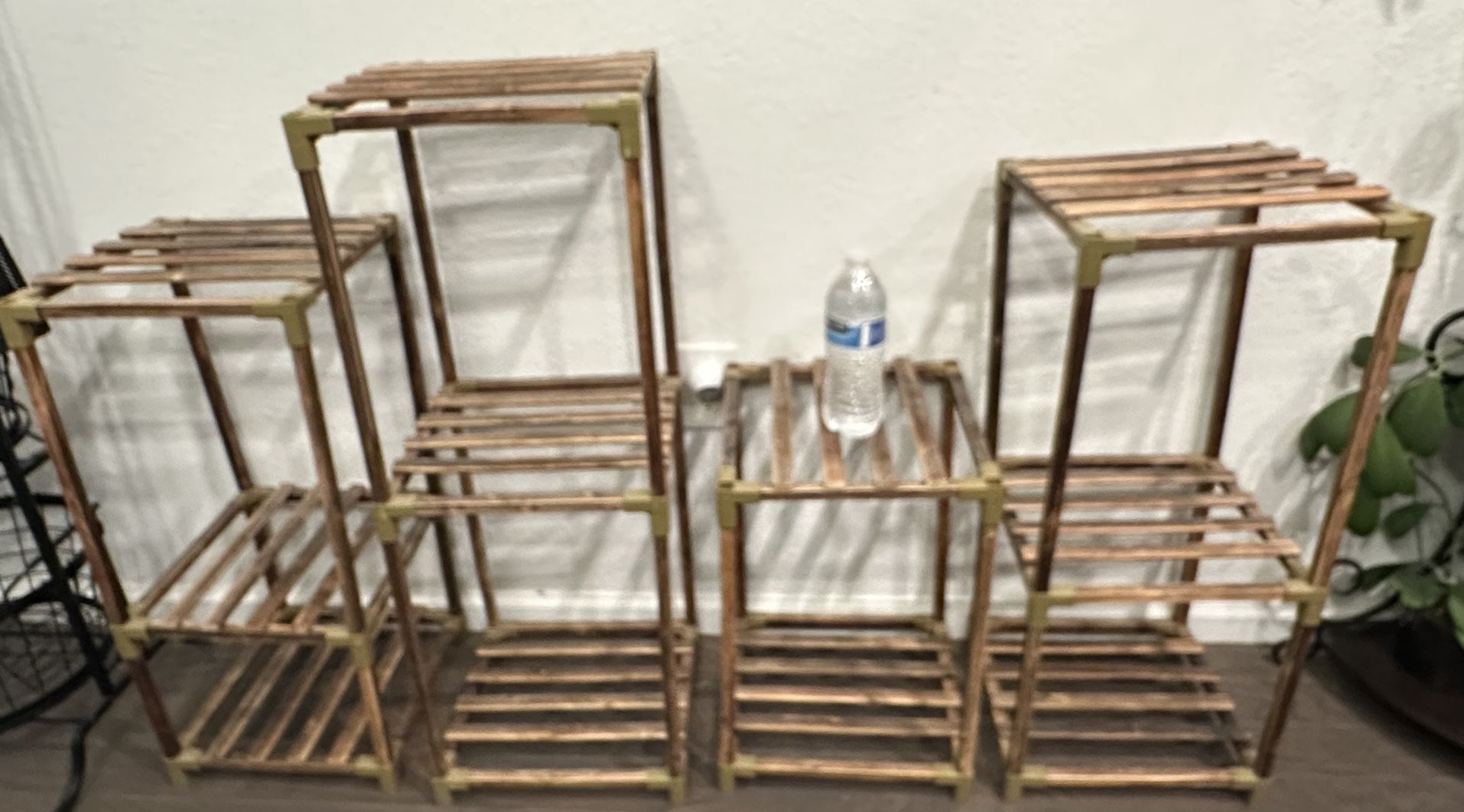 Wooden plant stands