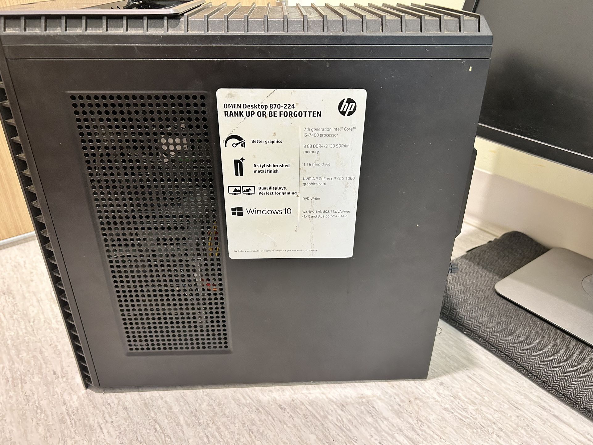 Used Hp Omen Gaming Computer.