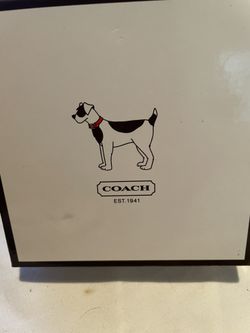 Coach Dog collar. Size Small