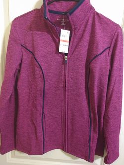 Women's Karen Scott active jacket women's petite small (new..medium also available) Christmas gift!!