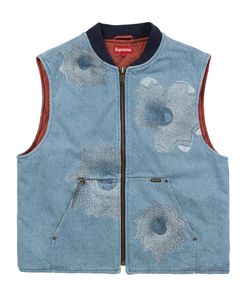 NATE LOWMAN/SUPREME WORK VEST DENIM