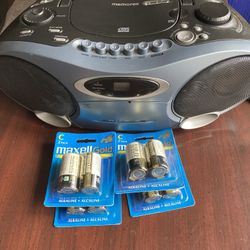 CD Cassette Player/ Radio