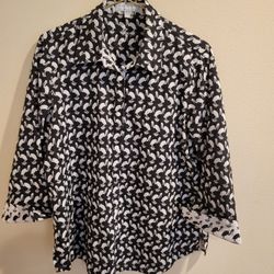 Ladies Foxcroft  Blouse/Shirt Size 14w