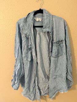Distressed Jean Jacket