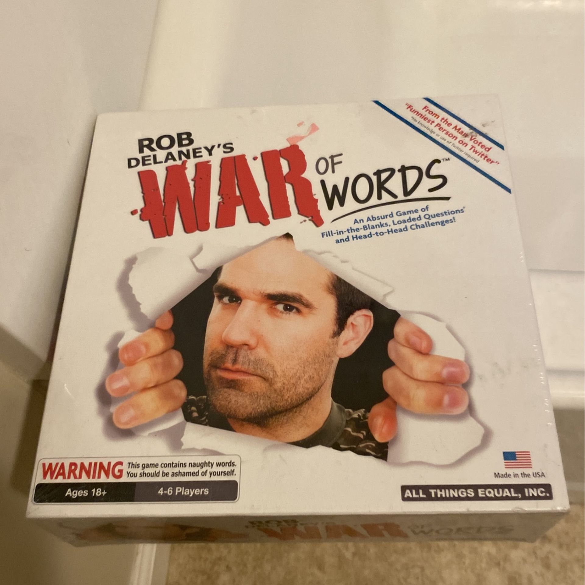 Rob Delaney’s war of words board game