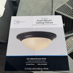 12-Inch Flush-Mount Ceiling Fixture