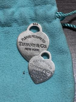 Tiffany Heart Tags