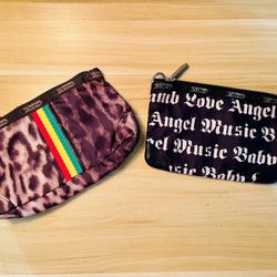 Rare Vintage Y2K Gwen Stefani L.A.M.B. LeSportsac Leopard Small Make-Up Bags