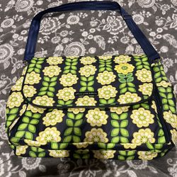 New Beautiful Petunia Pickle Bottom Diaper Bag, Wallet, & Wipe Travel Pouch 