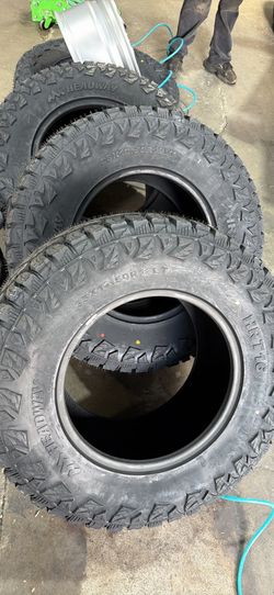 35x12.50x18 HEADWAY RT RUGGED TERRAIN TIRES $750 CASH OUT THE DOOR All Terrain Tires installed (4)