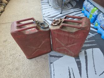 Metal Gas cans