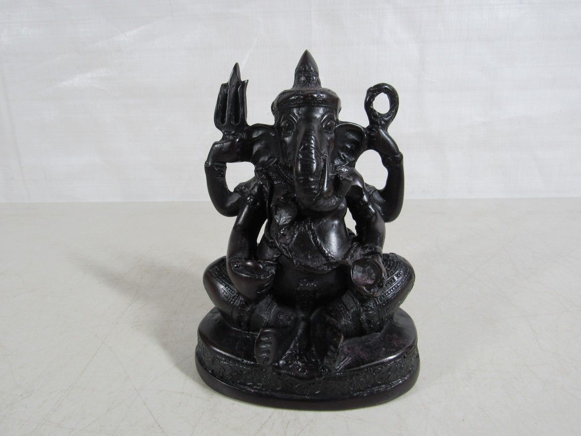 Lord Ganesha Hindu Deity Hand Crafted Detailed Epoxy Resin Sculpture