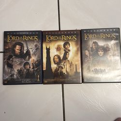 Lord of the rings DVDs
