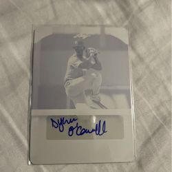 Dylan O’Connell 1/1 Printing Plate Autograph