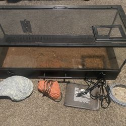 32” Reptile  tank with drawer