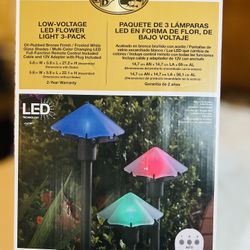 hampton bay LED flower light 6 pack