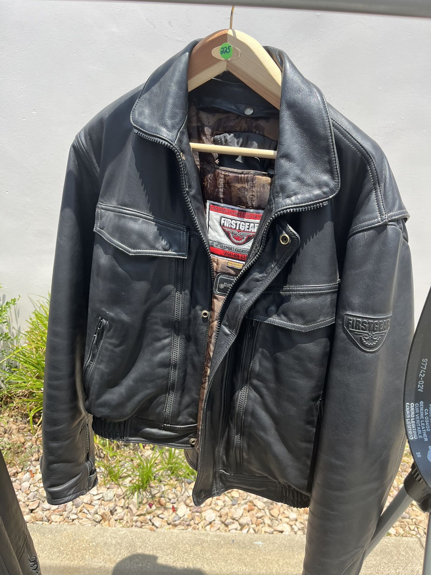 First gear leather Jacket Men’s