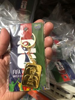 2026 World Cup Trophy Keychain Soccer Souvenir