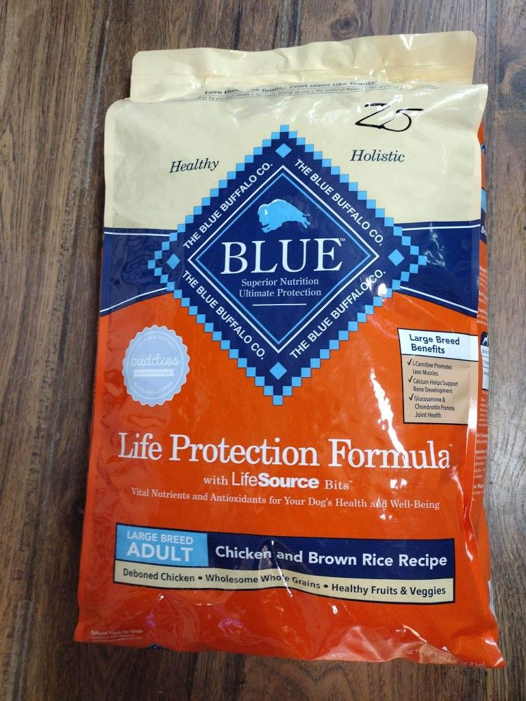 Blue Dog Food 15 Pounds $25 Each