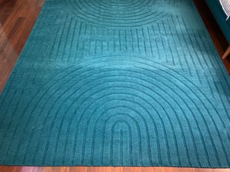 Surya Elissa Teal EIA-2302 8x10 100% Wool Rug