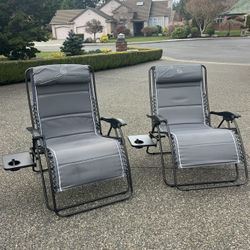 Timber Ridge Zero Gravity Chair Oversized Recliner Set Of 2