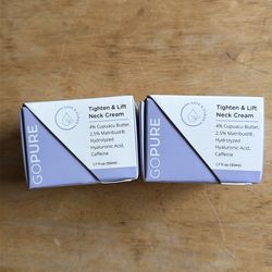 Gopure tighten and lift neck crème