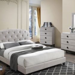 4 Pc Queen Bedroom Set Free Delivery 100 Day Payment Option