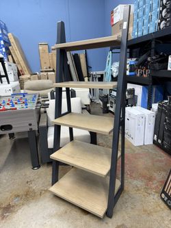 Fynn 72” Ladder Bookcase