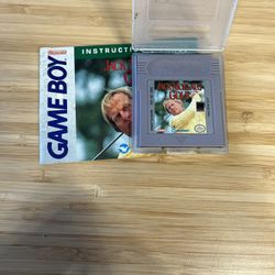 Jack Nicklaus Golf with Manual Nintendo Game Boy - Authentic 