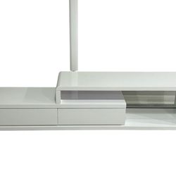 White modern tv stand