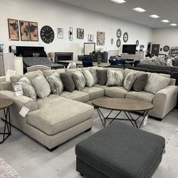 brand new | cream | chaise lounge 4 piece sectional 