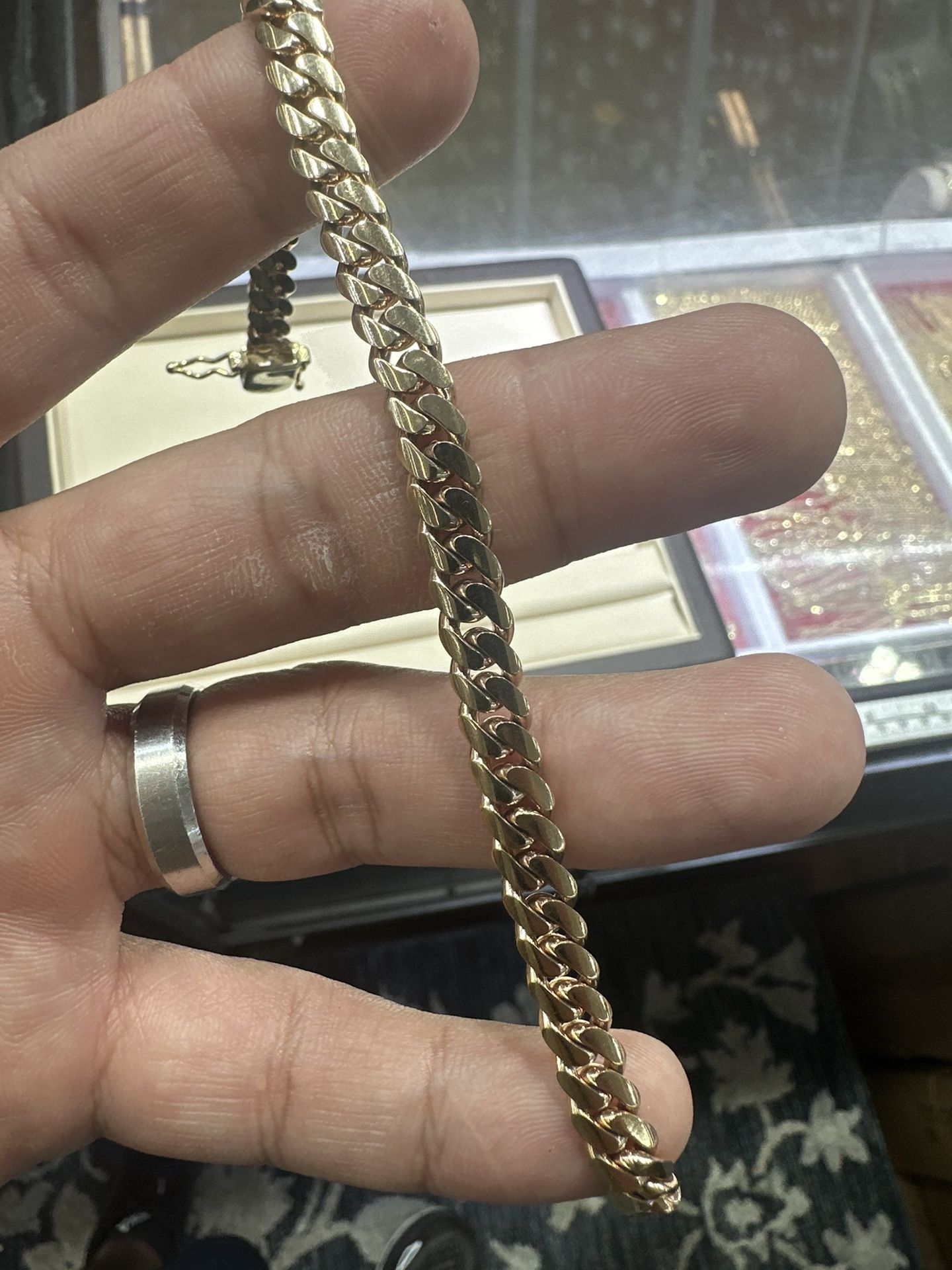 Solid 10k Gold Cuban 