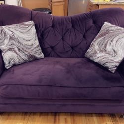 Purple Loveseat
