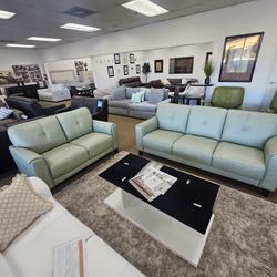 Top Grain Leather Sofa-Ashlinn 