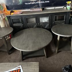 3 and table set 