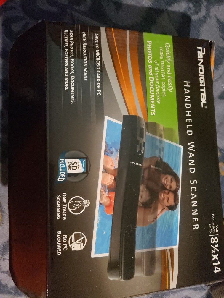 Pandigital Handheld Wand Scanner With SD Card