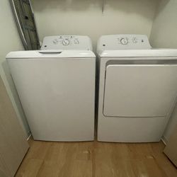 GE white washer & dryer