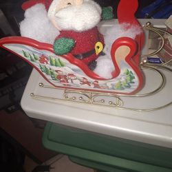 Christmas Sleigh With Santa