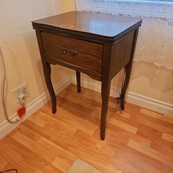 Antique Sewing Machine Table