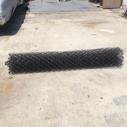 19 By 6 Ft Blk Coated Chain Link