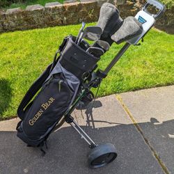 Golf Clubs, Caddy And More