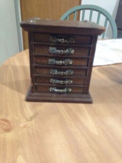 Vintage wooden coaster set