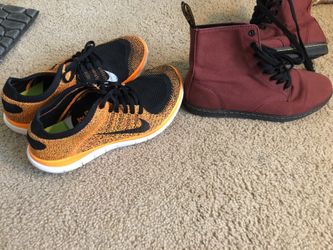 Dr. Marten and Nike free