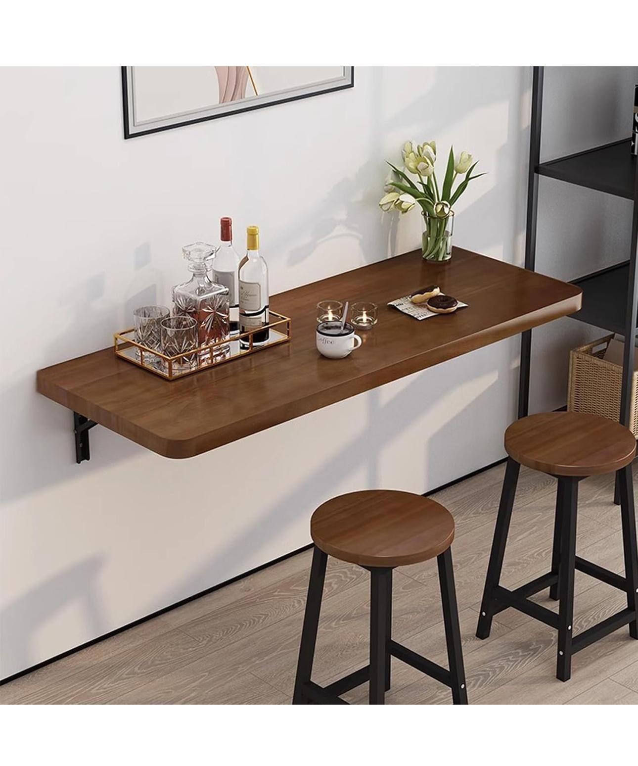 Wall Mounted Folding Table,Floating Wall Desk for Small Spaces