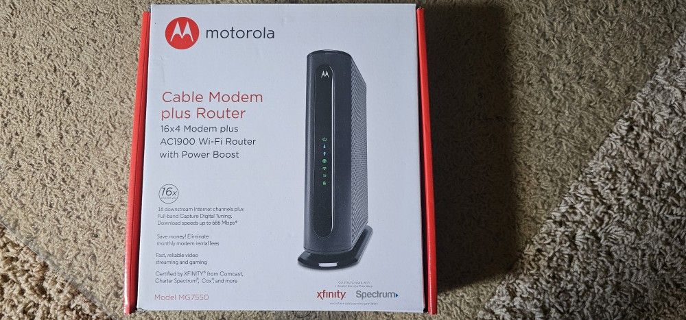 NEW Motorola MG7550 for Sale!