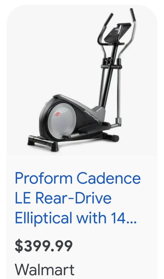 Elliptical Proform Le