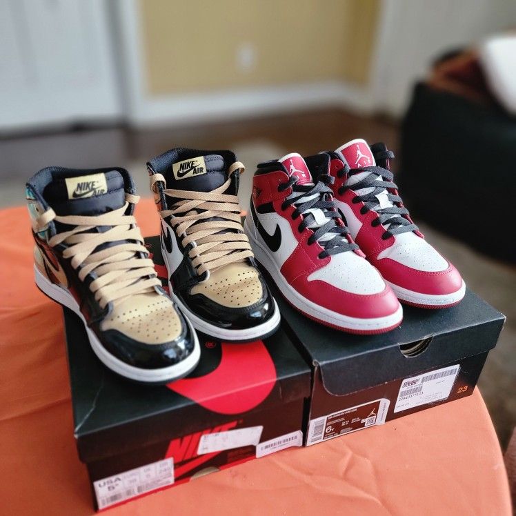 Air Jordan Retro OG NRG High Mettalic Gold Air Jordan Mid