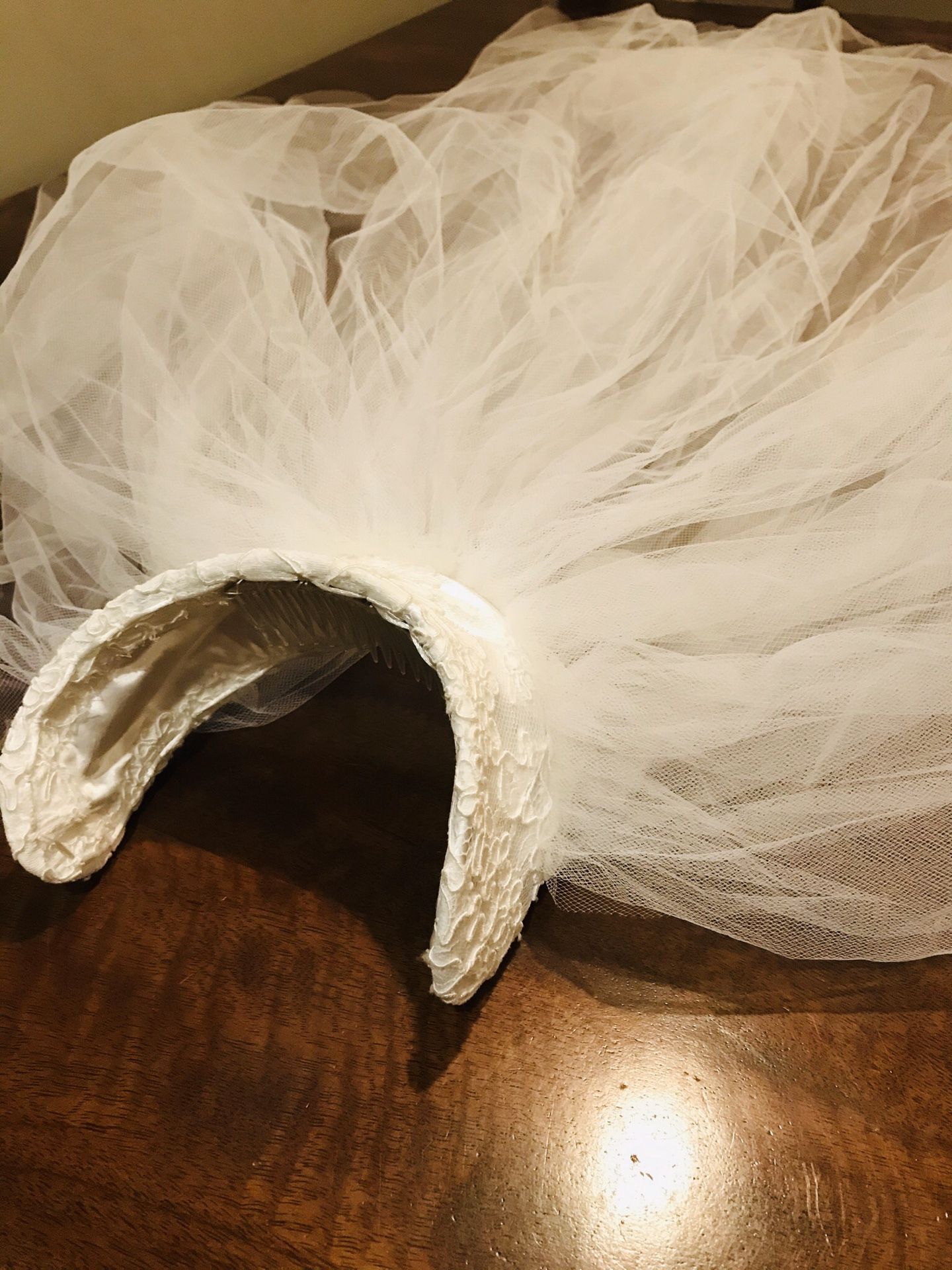 Beautiful vintage wedding veil